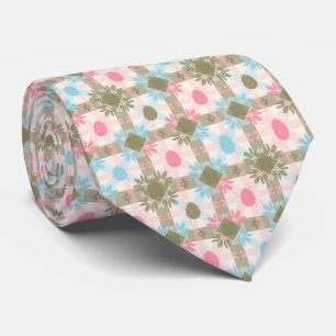 Pastel Easter Egg Seamless Pattern Tie