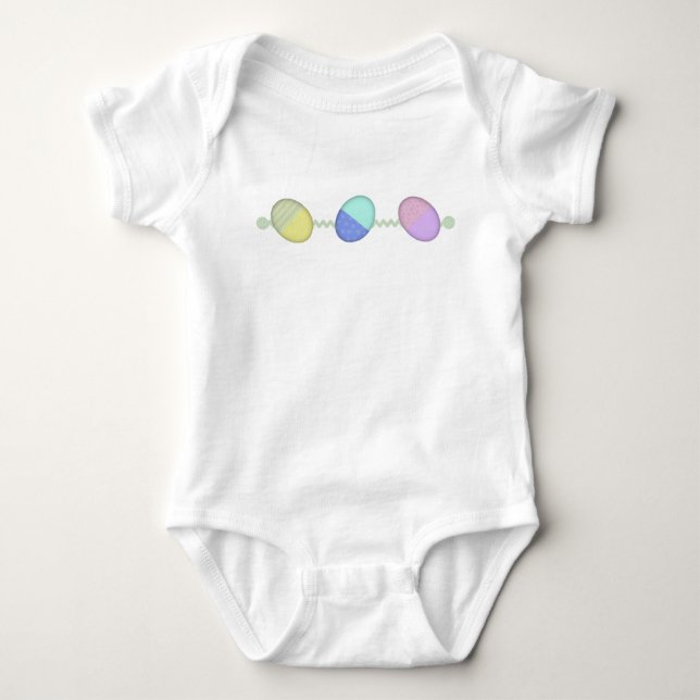 Pastel Easter Eggs Bodysuit (Front)