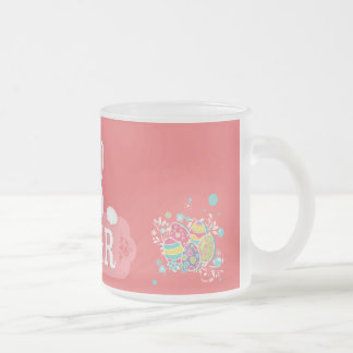 Pastel Easter Eggs & Bunny Mug
