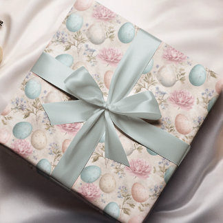 Pastel Easter Eggs Wrapping Paper