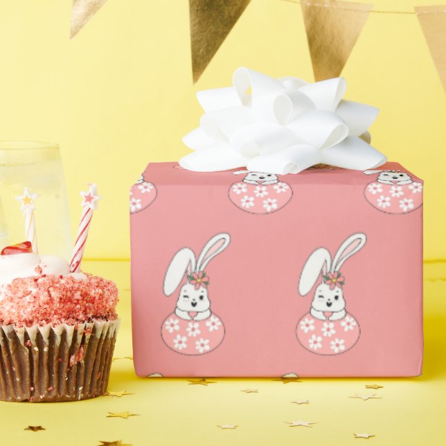 Pastel Easter Wrapping Paper - Personalised (Birthday Party)
