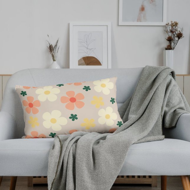 Pastel Elegant Floral Pattern Comfy Decorative Cushion (Creator Uploaded)