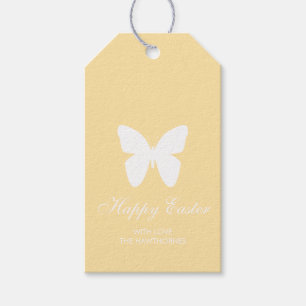 Pastel Elegant Script Easter Gift Tags