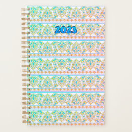 Pastel Embroidery Beautifully Boho 2023 Planner