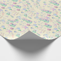 Pastel Empowerment Gift Wrap – Awareness Ribbon