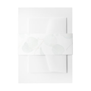 Pastel Eucalyptus Invitation Belly Band