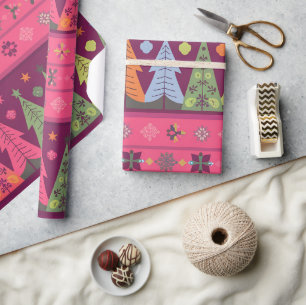 Pastel Fair isle Christmas 1 Wrapping Paper