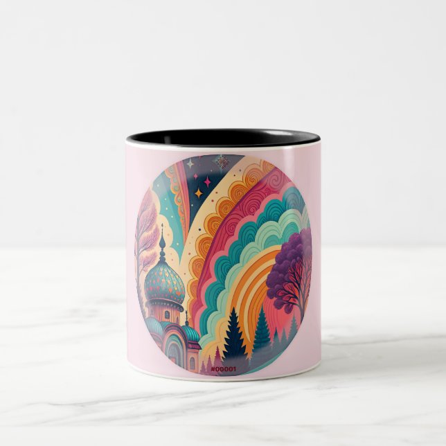 Pastel Fantasy Dome Mug – Customisable (Center)