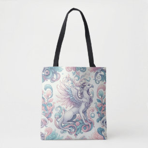 Pastel Fantasy Griffin  Tote Bag