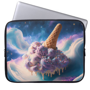 PASTEL FANTASY ICE CREAM CONE LAPTOP SLEEVE
