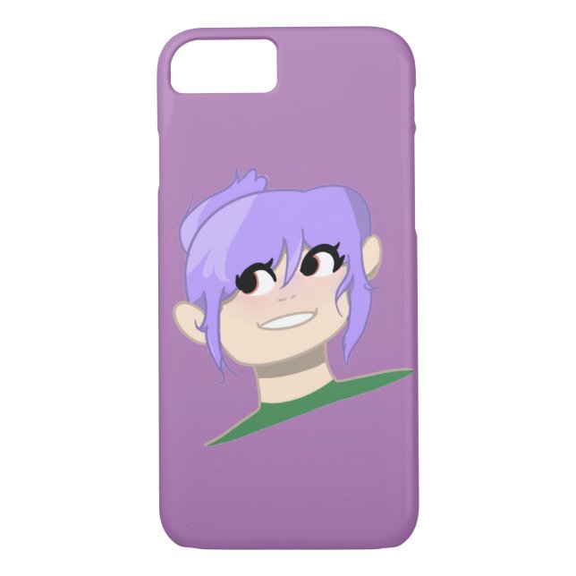 Pastel Female Cartoon Face Case-Mate iPhone Case (Back)