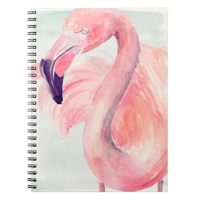 Pastel Flamingo Notebook (Front)