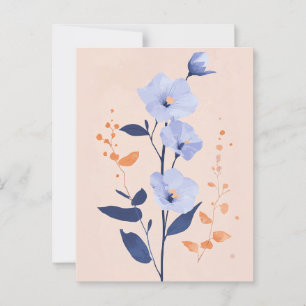 Pastel Flora in Stillness #091 Postcard