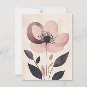 Pastel Flora in Stillness #098 Postcard