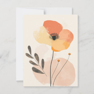 Pastel Flora in Stillness #099 Postcard