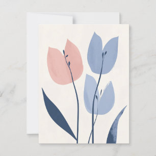 Pastel Flora in Stillness #108 Postcard