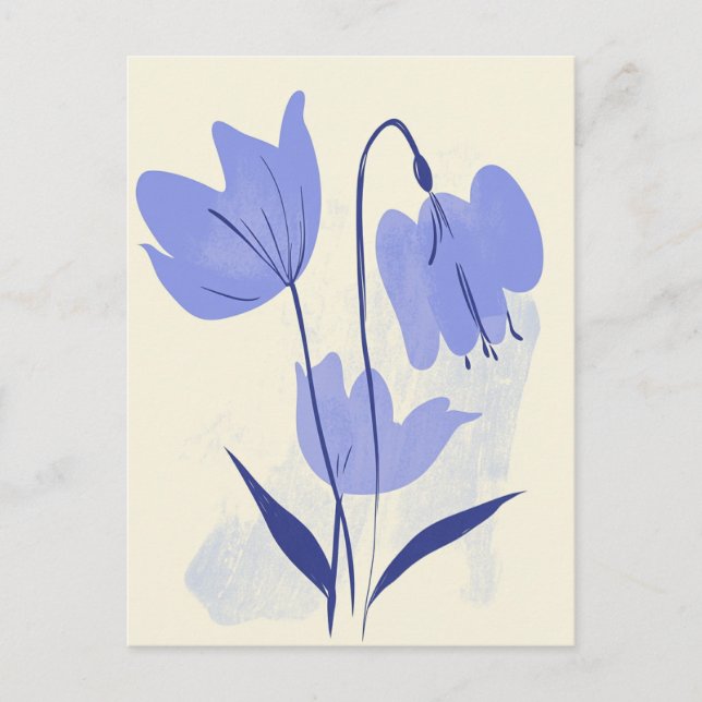 Pastel Flora in Stillness #110 Postcard (Front)