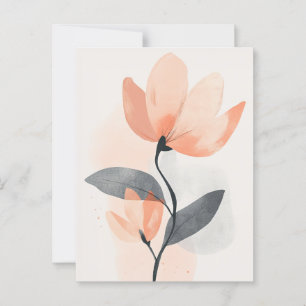 Pastel Flora in Stillness #111 Postcard