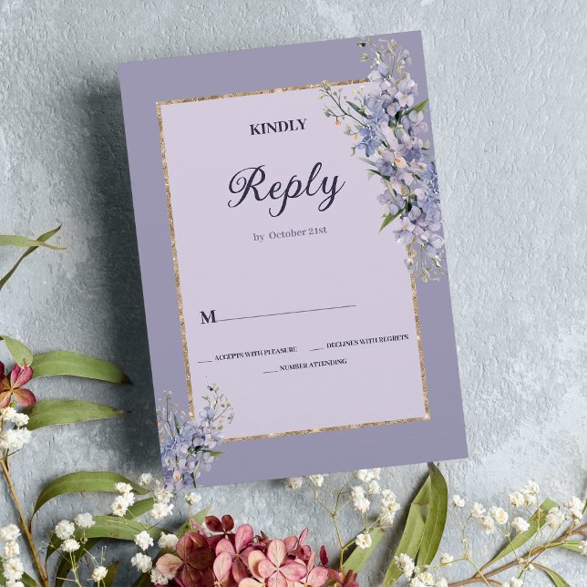 Pastel floral bouquet watercolor Wedding RSVP Invitation (Pastel floral bouquet watercolor Wedding RSVP )