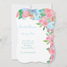 PASTEL FLORAL BRIDAL SHOWER SPRING SUMMER