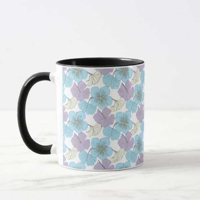 Pastel Floral Coffee Mug (Left)