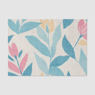 Pastel Floral Design Tissue Paper