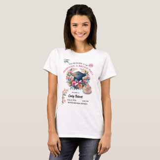 PASTEL FLORAL GRADUATION/BIRTHDAY T-Shirt