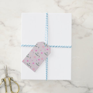Pastel Floral  Hi Spring Wrapping Paper Gift Tags