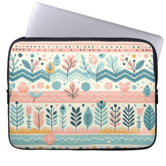Pastel Floral Laptop Sleeve