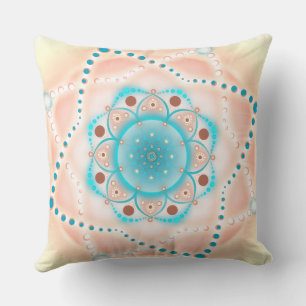 Pastel Floral Mandala Cushion