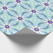 Pastel Floral Mandala Monogram Letter Design