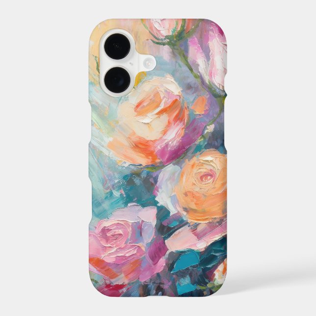 Pastel Floral Modern Impressionist Painting  (Back)