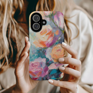 Pastel Floral Modern Impressionist Painting  iPhone 16 Case