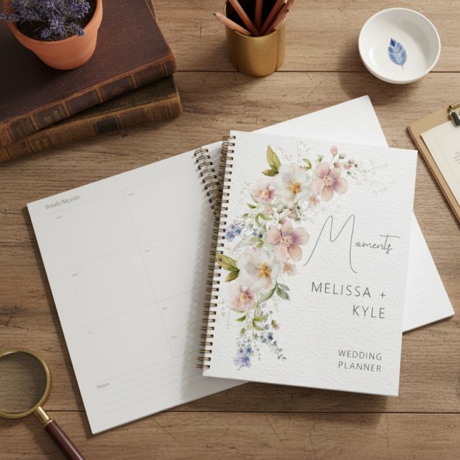 Pastel Floral Modern Wedding Planner (Creator Uploaded)