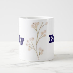 Pastel Floral Mug Personalized with Your Name
