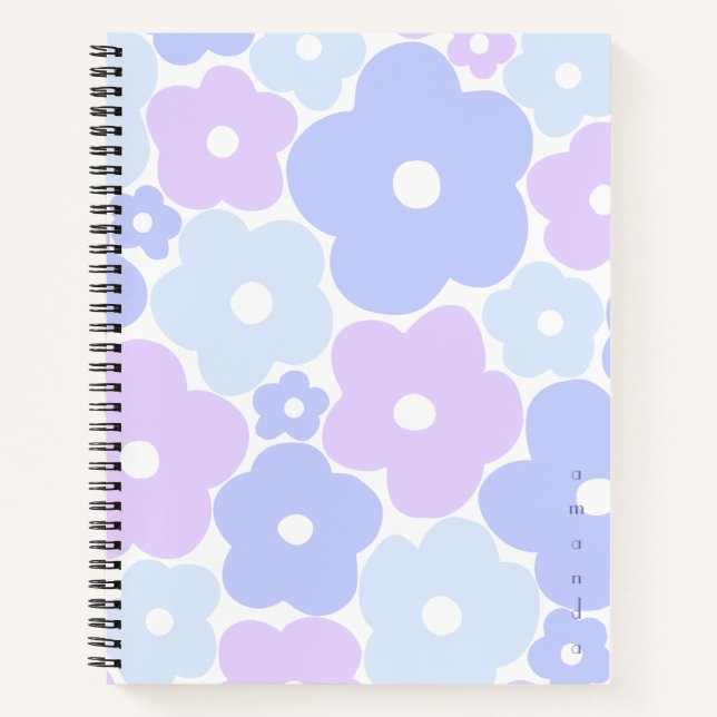 Pastel Floral  Notebook (Front)