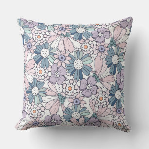 Pastel Floral Pattern  Cushion
