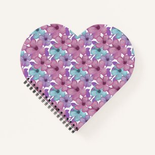 Pastel Floral Pattern Notebook