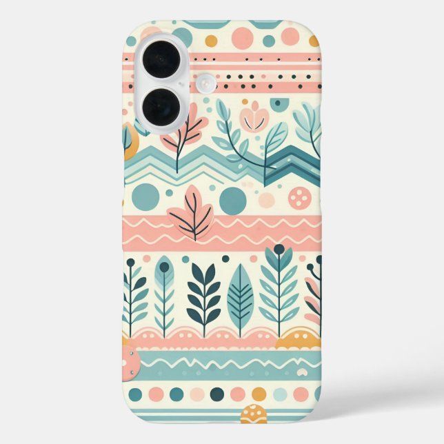 Pastel Floral Phone Case (Back)