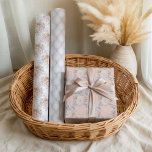 Pastel Floral Pink Elegant Bridal Wedding Wrapping Paper Sheet<br><div class="desc">A trio of designs for that special gift. This set includes three floral designs.  View our full line of gift wrap products in our Zazzle store.</div>