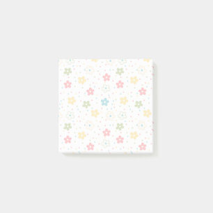 Pastel Floral Scatter Post-it Notes