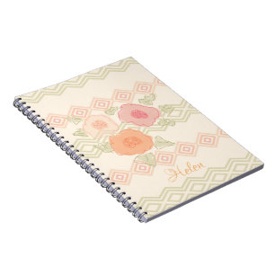 Pastel Floral Spiral Notebook