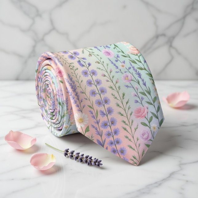 Pastel Floral Tie (Creator Uploaded)