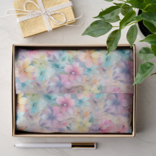 Pastel Floral Tissue Paper