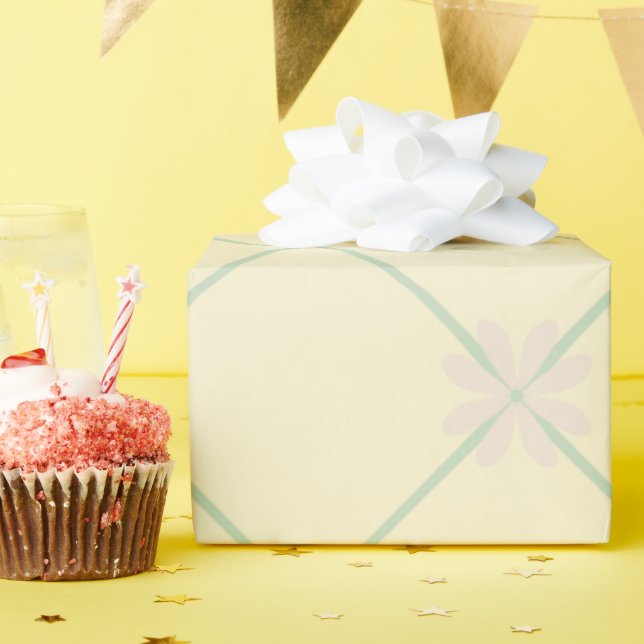Pastel Floral Wrapping Paper (Birthday Party)