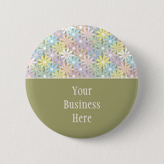 Pastel Florals Button (Front)