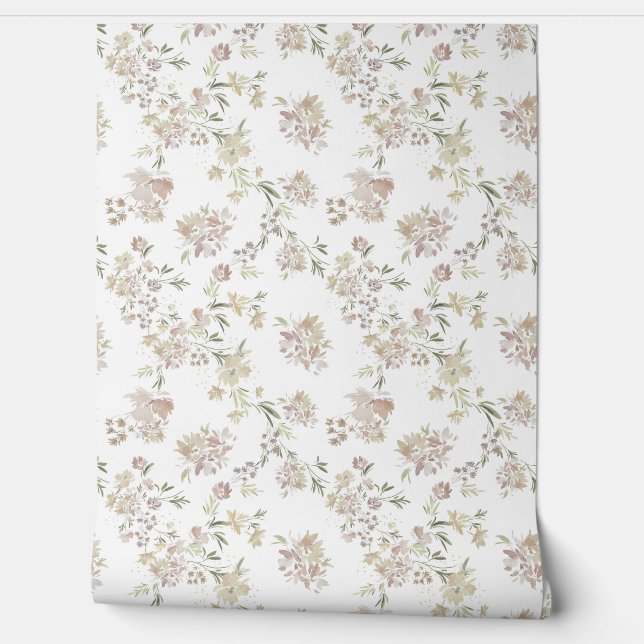 Pastel Florals Wallpaper (Unrolling)