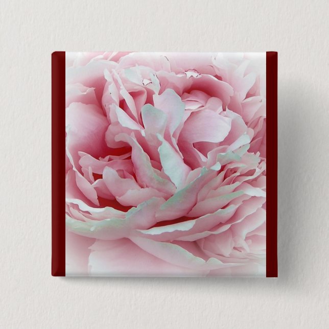 Pastel Flower 15 Cm Square Badge (Front)