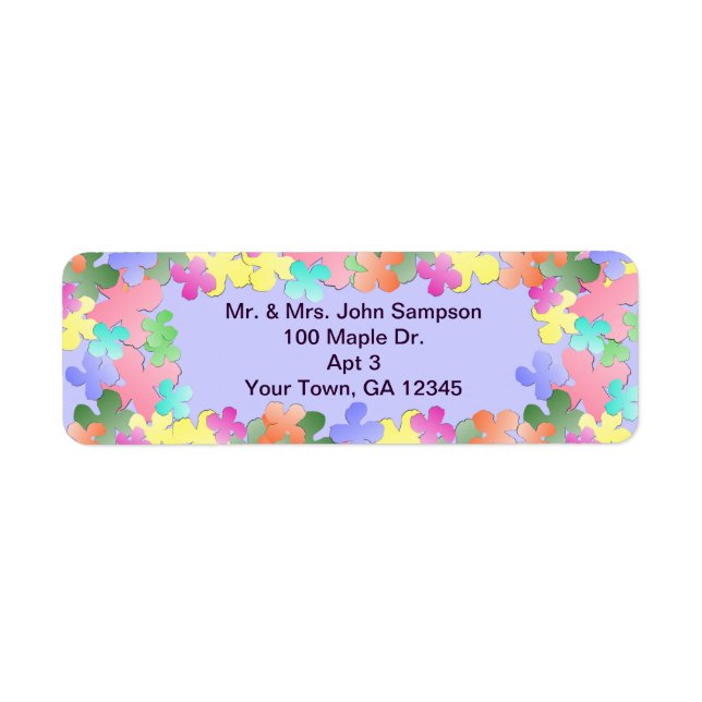 Pastel Flower Collage Custom (Front)