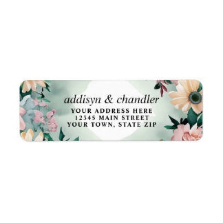 Pastel Flower Elegance: Sage Green Floral Wedding